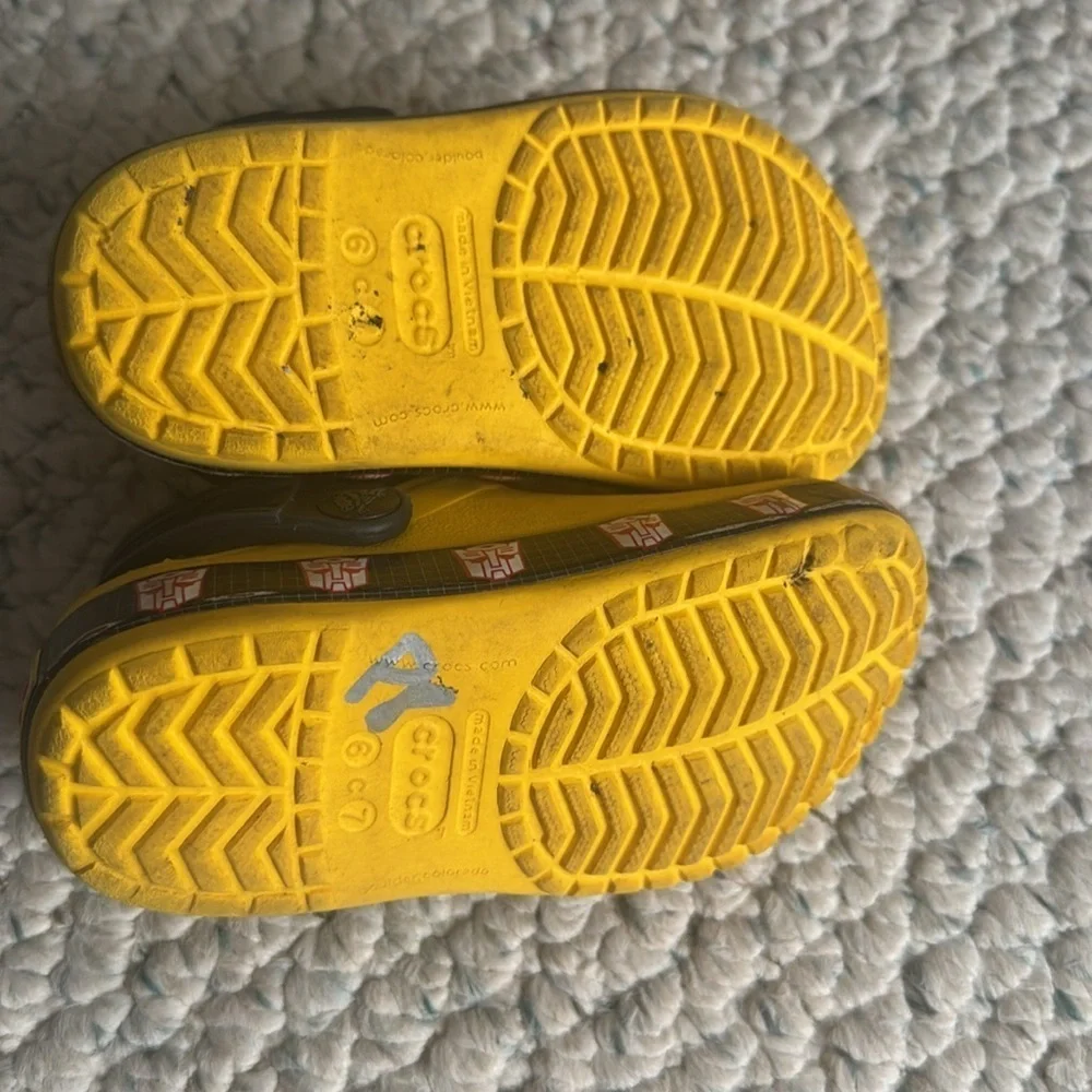 Toddler Bumblebee Yellow Crocs